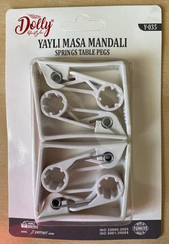 Tablecloth clips - tablecloth, clips/