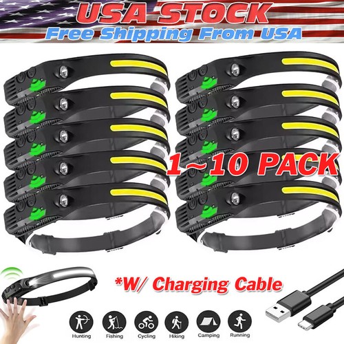 Pcs rechargeable headlamp - pcs,