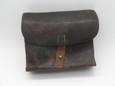 WW1 Swiss Army Military Leather Bag Ammo Pouch Marked Vetterli Stein ~1880