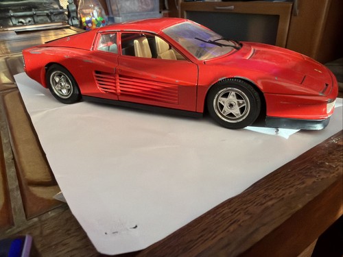 Burago ferrari testarossa - burago, 1984