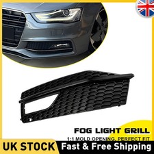 Front Left Bumper Fog Light Cover Grille For Audi A4 B8.5 S-Line S4 2012-2015 UK