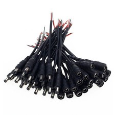 12V 5.5x2.1mm Male + Female DC