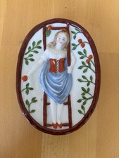 Antique Decorative Wall Plaque With Bare Bottom On Reverse!