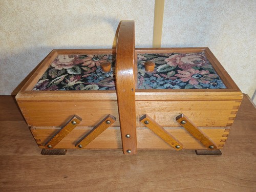 Vintage wooden cantilever - wooden,