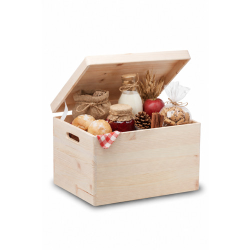 Large wooden storage box - wooden, home