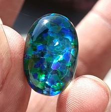 Natural 10.80 Ct Black Fire