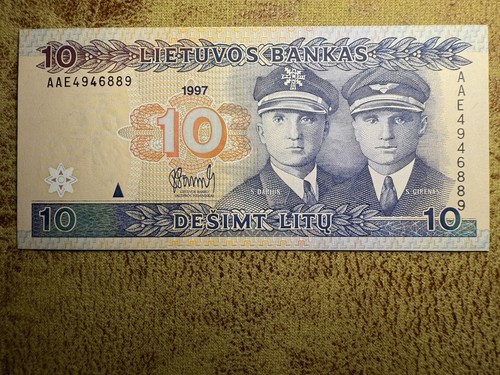 Lithuania litu banknote aae - banknote,