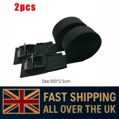 Locking tie down - 2x, straps