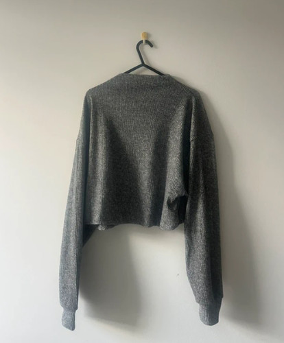 Bershka women grey high neck - bershka,