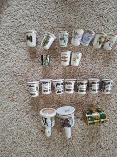 Collection thimbles and - 18,