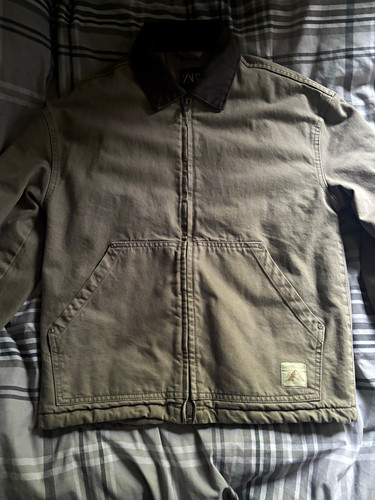 Zara men grey zip - men’s, short