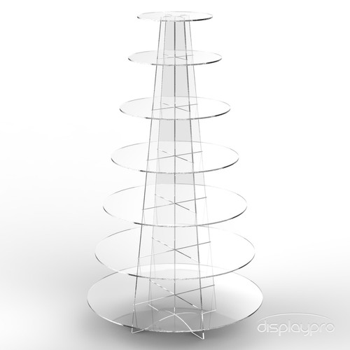 Cup cake acrylic stand - stand, 7