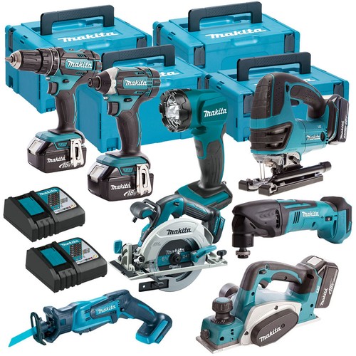 Makita 18v lxt piece combo - 8,