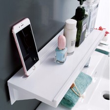 White Plastic Floating Shelves