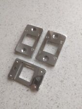 National Hickman Door Hinge Backplates. Chrome