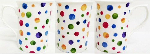 Polka dot painted - polka, mugs
