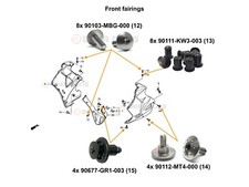 Honda VFR800F 1999-2001 front