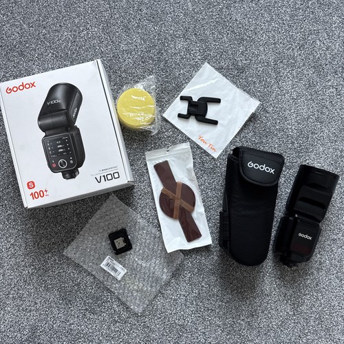 Godox v100 camera flash sony - camera,