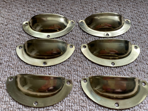 Vintage brass drawer - drawer, cup