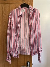 Tm Lewin Size 12 Ladies Fitted Shirt