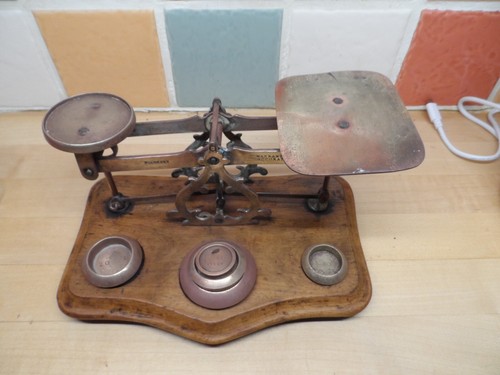Millward postal brass scales - brass,
