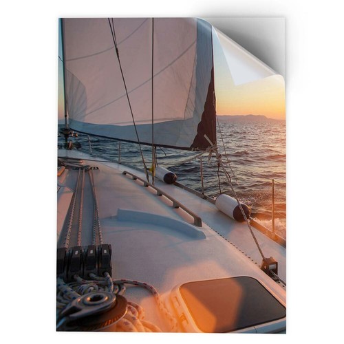 Vinyl sticker yacht - 1, a3
