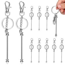  12 Pcs Diy Keychain Supplies
