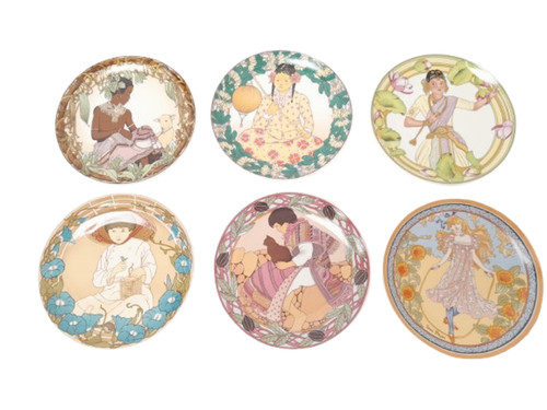 Set six vintage unicef - of,