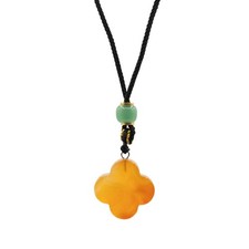Cord necklace gemstone - gemstone, pendant