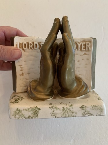 Vintage enesco ceramic prayer - ceramic,
