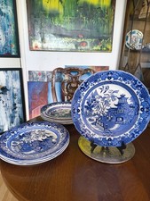 Authentic burleigh ware willow - ware,