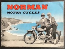 NORMAN RANGE Motorcycle Sales Brochure 1956 B1/S B2/S T/S B2/C