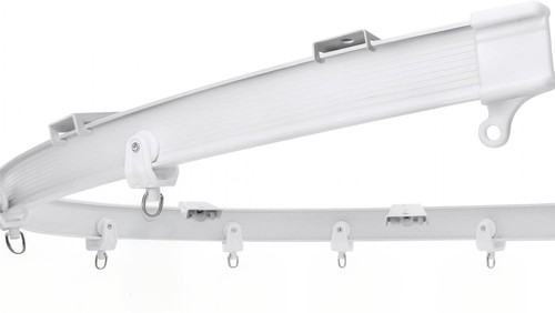 Flexible curved curtain track - curved,