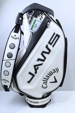 Callaway Jaws Raw Tour Bag / 6-Way Divider / White, Black & Silver