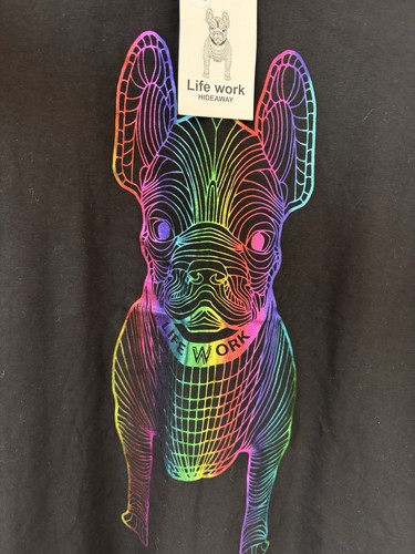 Men hologram print tshirt - hologram,