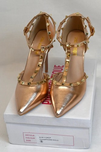 Studded bar heels size - t-bar, |