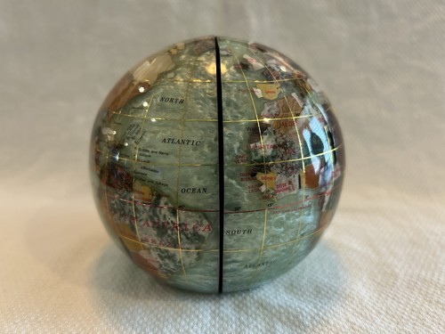 Gemstone world globe - world,