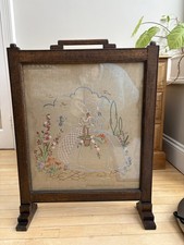 Vintage Fire Screen  Antique