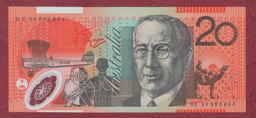 Australian banknote twenty - banknote,