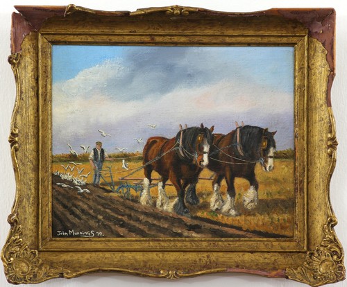 Oil board john - on, munnings