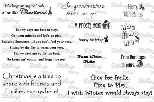 Little darlings rubber stamp - rubber,
