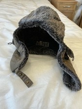 Mens Winter Cap Hat Trapper Hat Ear muff  green