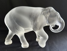 LARGE 12-1/2" LALIQUE CLEAR