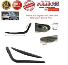 REAR WIPER FOR TOYOTA YARIS 99-05 FRENCH BUILT ARM & BLADE WINDSCREEN 