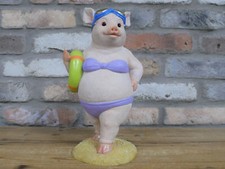 Beach Pig Ornament Bikini w/