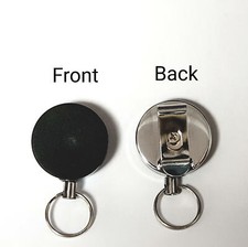 2 x Retractable Key Chain Ring