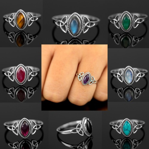 Marquise cut moonstone - marquise, 925