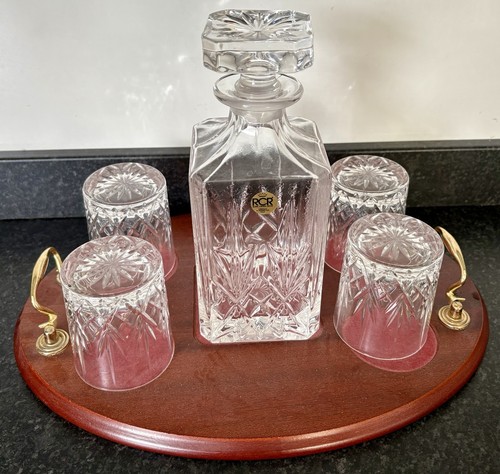 Rcr italian crystal decanter - italian, &