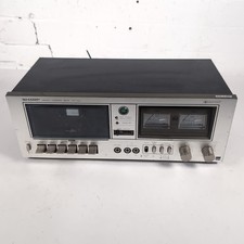 Sharp RT-1144 Stereo Cassette Deck Tested Working