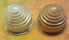 2 x Classic Mini Front Indicator Unit Replacement Plastic Lens Clear 1959-1986